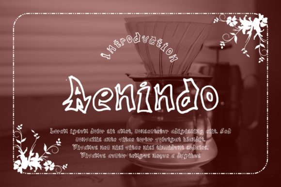 Aenindo: A Display Font That Breathes Life into Editorial Design