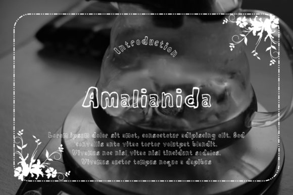 Amalianida: A Playful Display Font for Bold Visuals