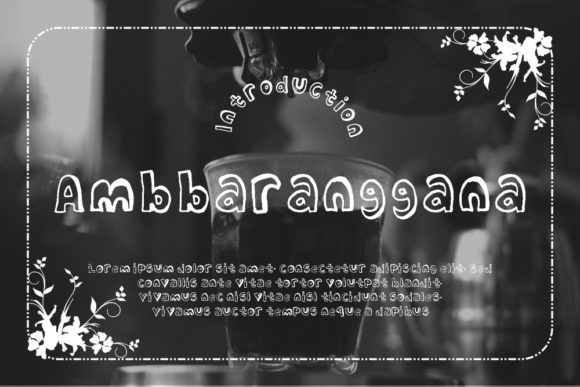 Ambbaranggana: A Playful Display Font for Bold Branding