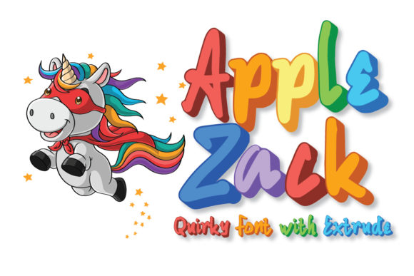 Applezack: A Playful Display Font for Handmade Creations