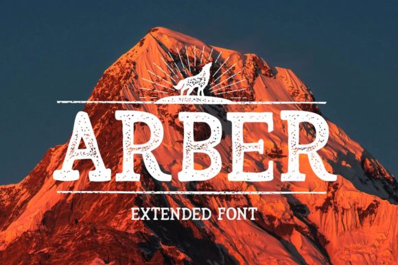 Arber: A Bold Display Font for Creative Branding Projects