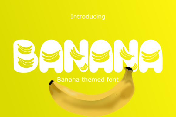 Banana: A Bold Display Font for Editorial Creativity
