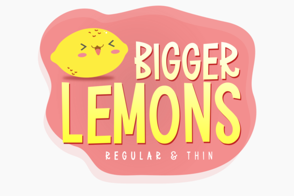 Bigger Lemons Font for Eye-Catching Design