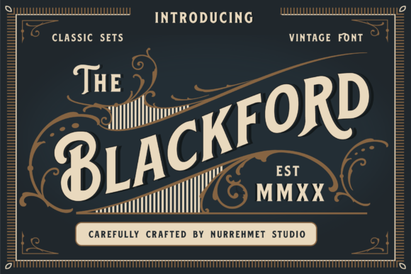 Blackford: A Vintage Font for Timeless Editorial Design