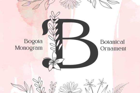 Bogota Monogram Font for Business Branding