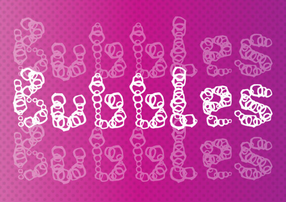 Bubbles Font Review: A Playful Display Font for Creative Projects