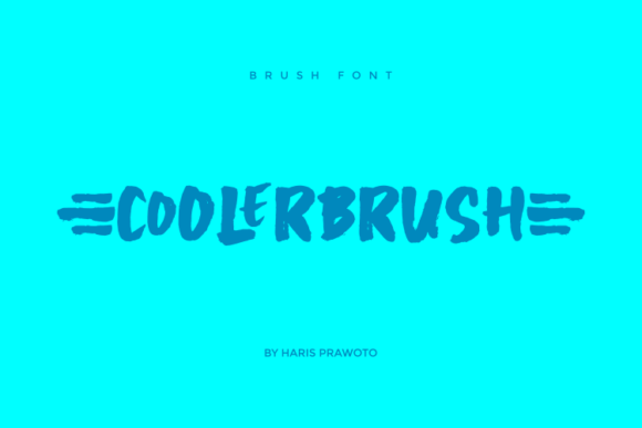 Coolerbrush: A Quirky Display Font for Bold Branding