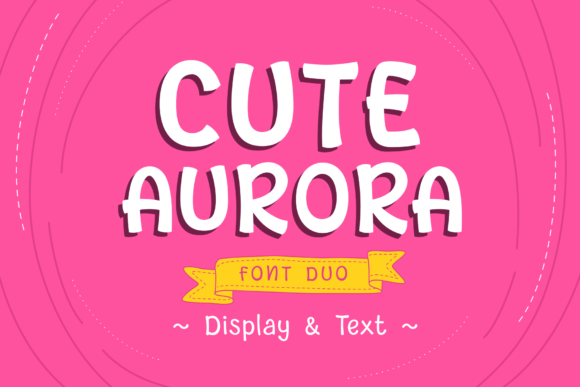 Cute Aurora: A Polished Font for Small Business Branding