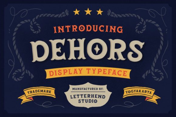 Dehors: The Retro Font That Boosts Campaign Visibility