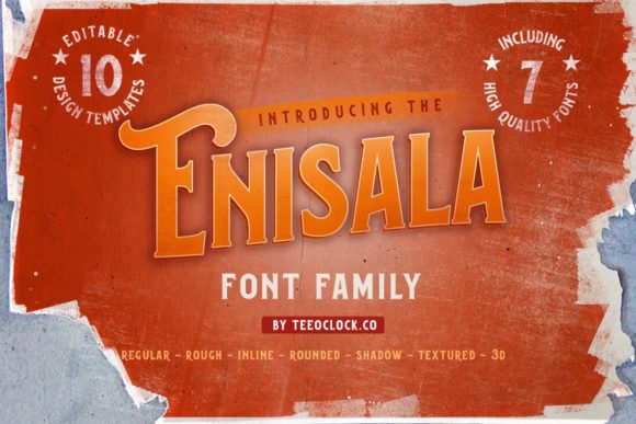 Enisala Font for Handmade Creations