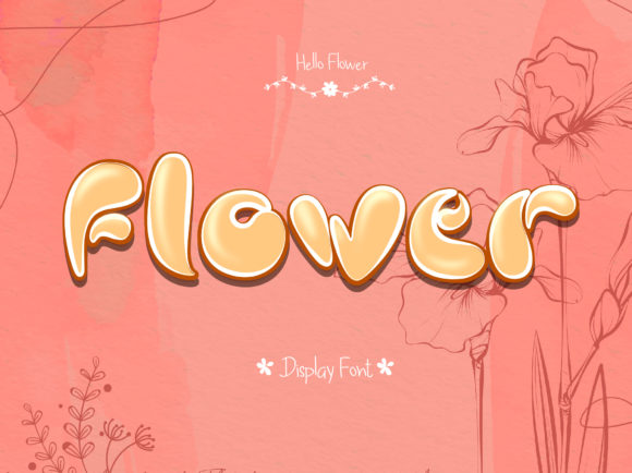 Flower Text Effect for Editorial Design and Content Creation