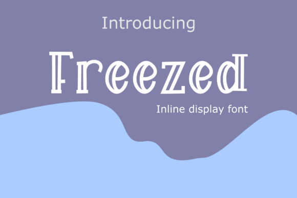 Freezed Font for Web Design and Brand Identity