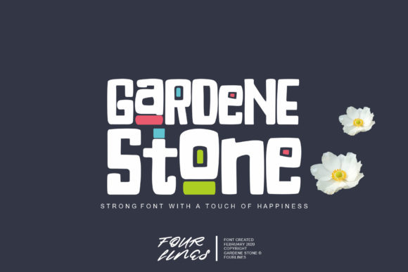 Gardene Stone: A Bold Display Font for Modern Branding