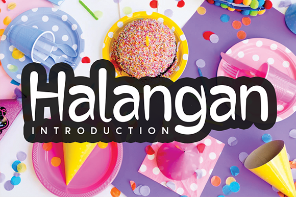 Halangan: A Handmade Font with Heart