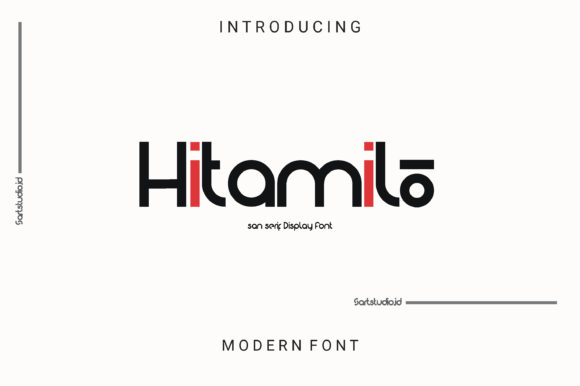 Hitamilo: A Versatile Display Font for Handmade Creations