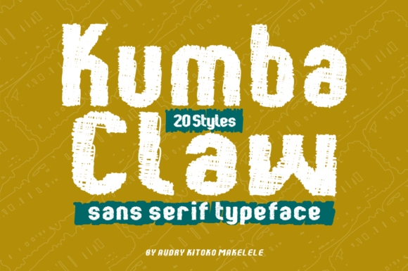 Kumba Claw: A Handmade Font with Heart