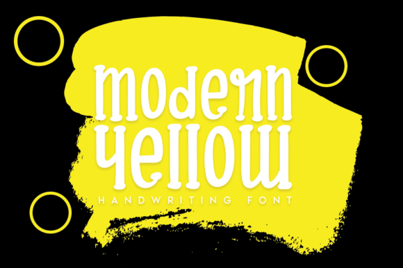 Modern Yellow: A Versatile Display Font for Editorial Projects
