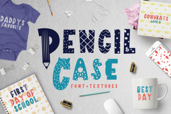 Pencil Case Font for Business Branding