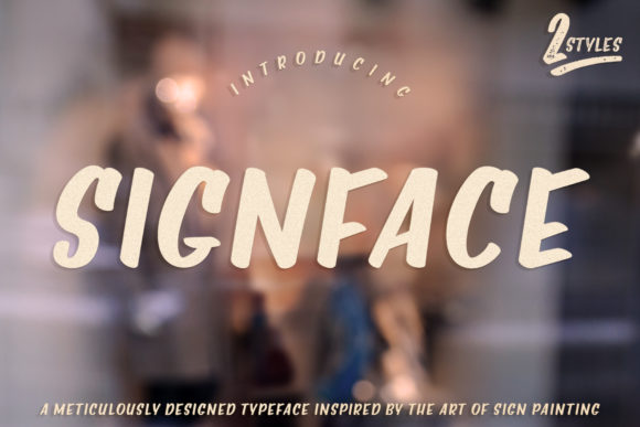 Signface: A Bold Display Font for Modern Web Design