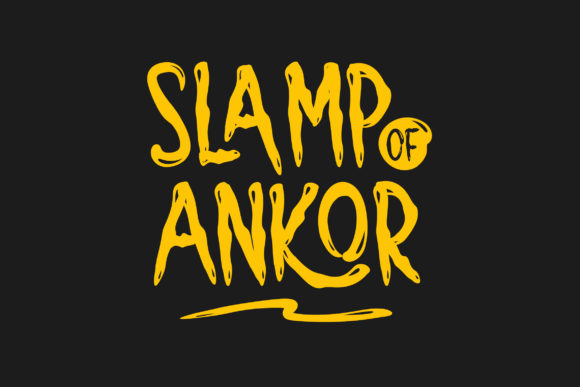 Slamp of Ankor Font for Branding That Stands Out