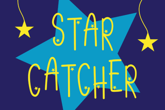 Star Catcher Font for Handmade Creations