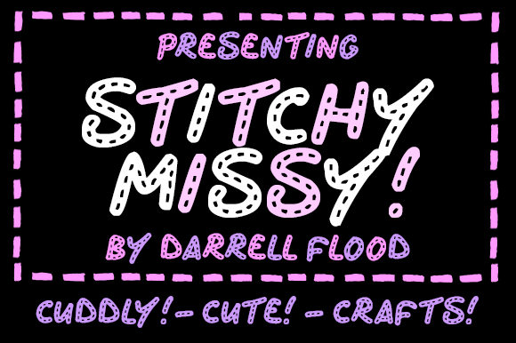Stitchy Missy: A Playful Display Font for Web Projects
