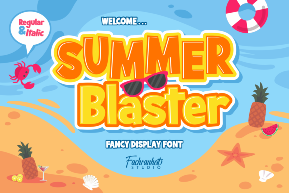 Summer Blaster Font for Bold Digital Campaigns