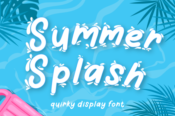 Summer Splash Font for Vibrant Editorial Design